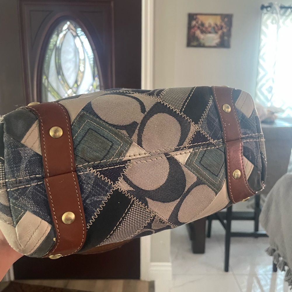 Coach Carly Patchwork Shoulder Bag - image 4